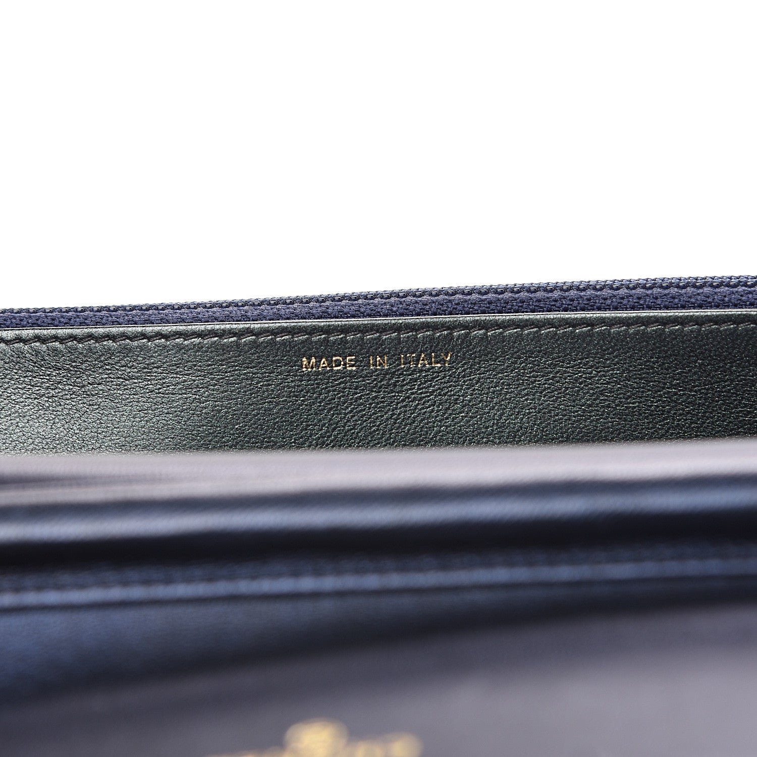 Chanel Goatskin Camellia Embossed Wallet On Chain WOC Navy 6 of 11