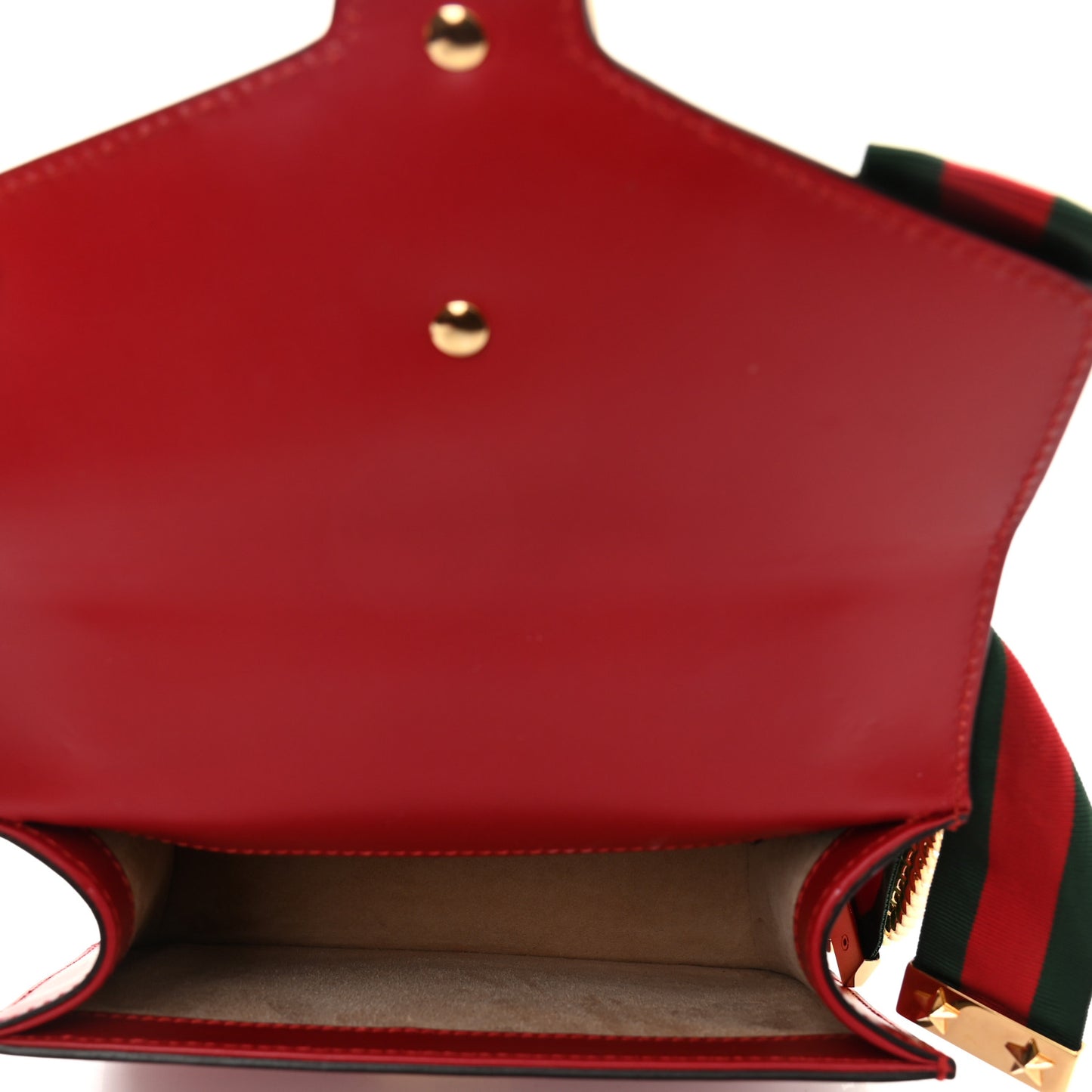 Calfskin Mini Sylvie Chain Shoulder Bag Hibiscus Red