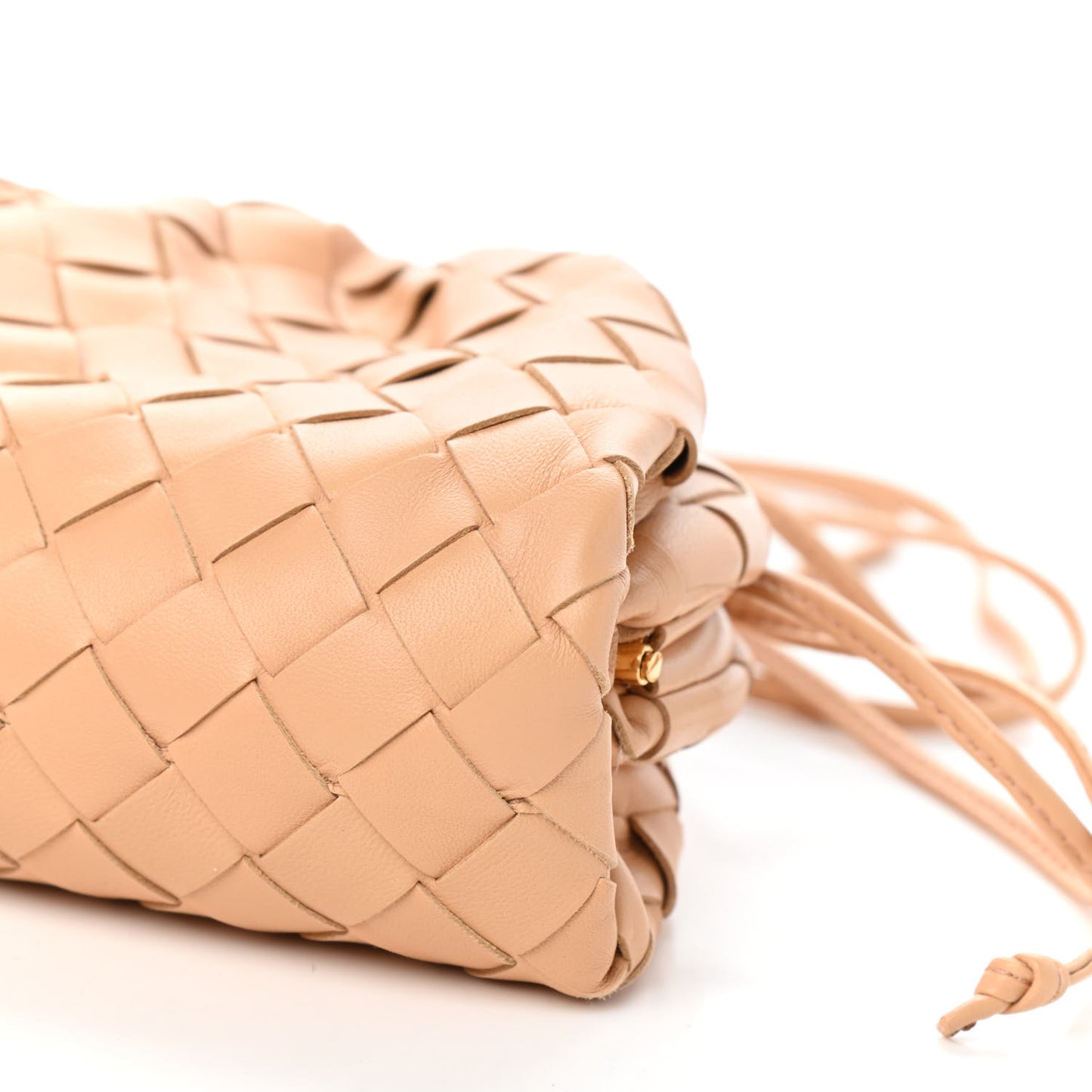Nappa Intrecciato The Mini Pouch Almond