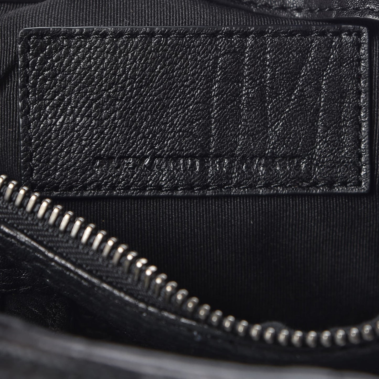 Pebbled Lambskin Rocco Black Nickel Hardware