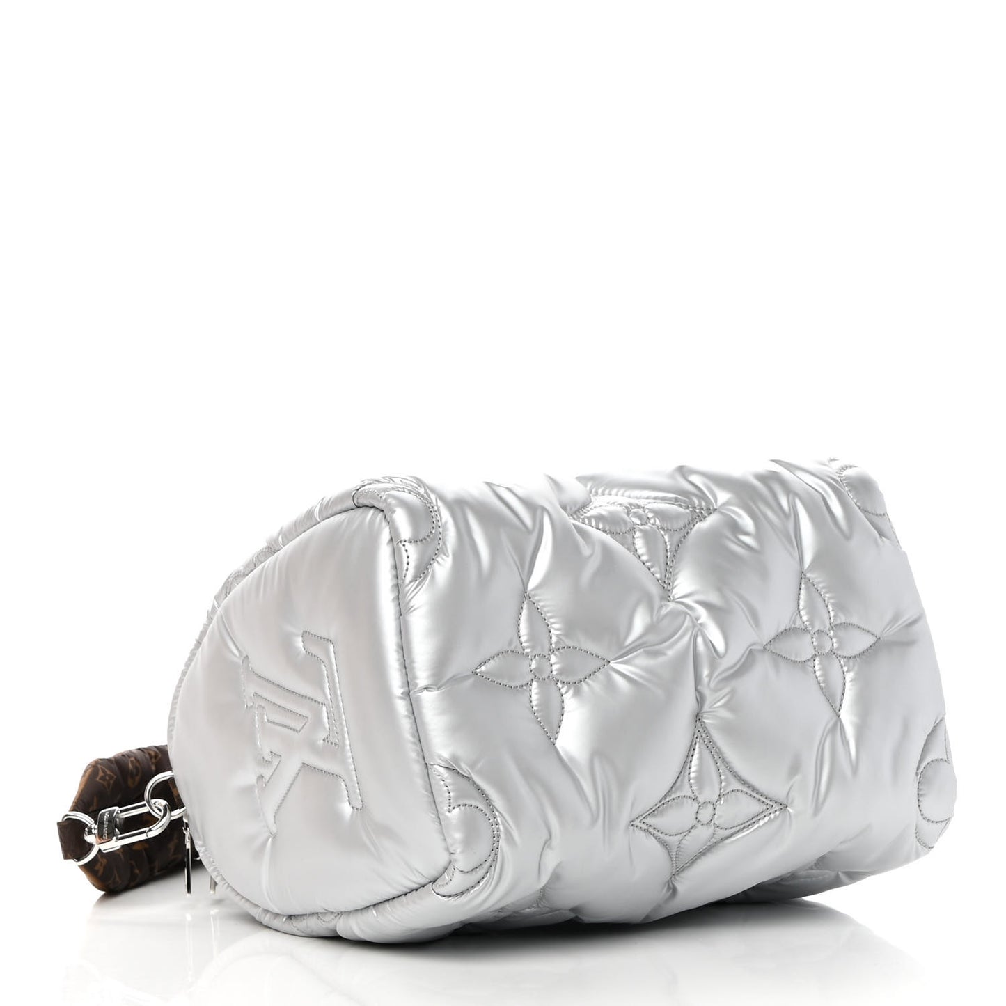 Econyl Mini Monogram Pillow Speedy Bandouliere 25 Silver