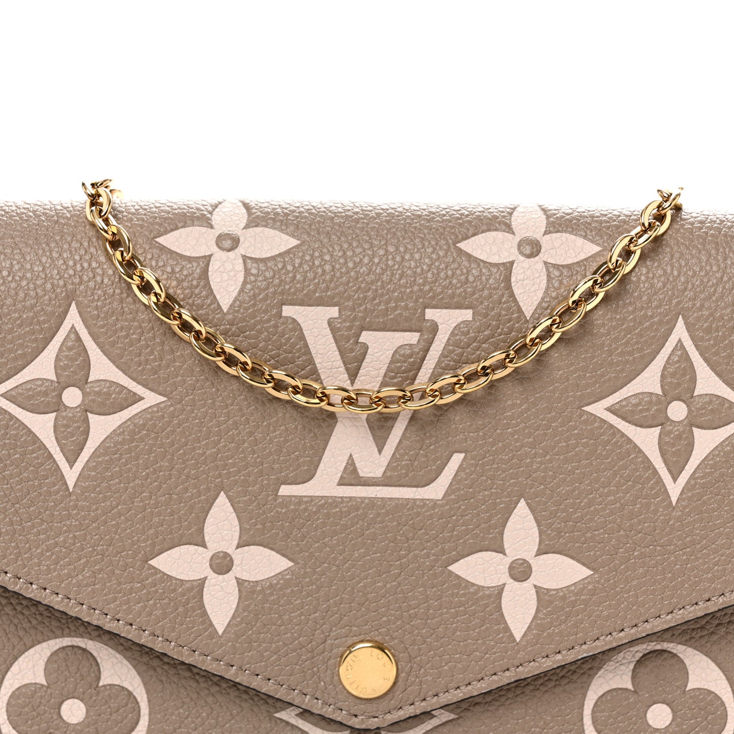 Empreinte Monogram Giant Felicie Pochette Tourterelle Creme