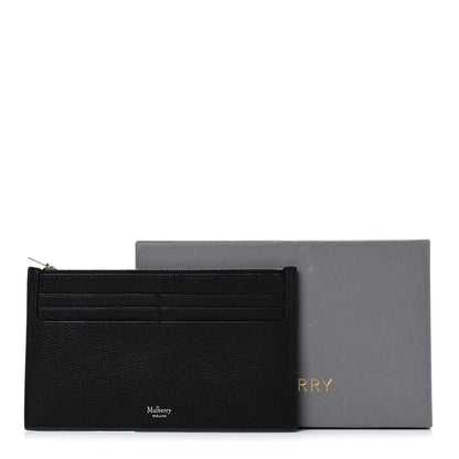 Mulberry Classic Grain Zipped Travel Card Holder Black 10 of 10