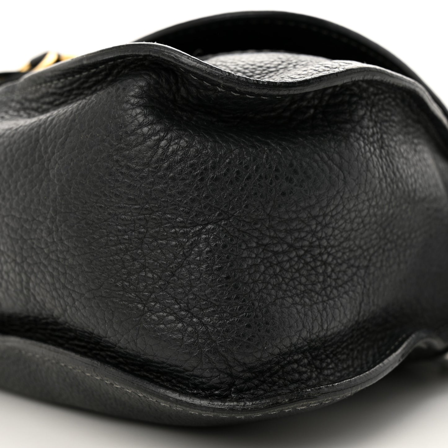 Calfskin Medium Marcie Satchel Black