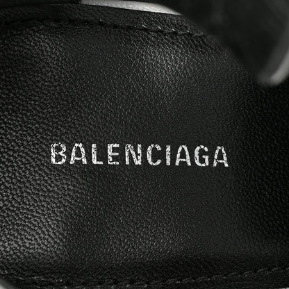 Balenciaga Shiny Kidskin Point Toe Buckle Pumps 38 White 8 of 12