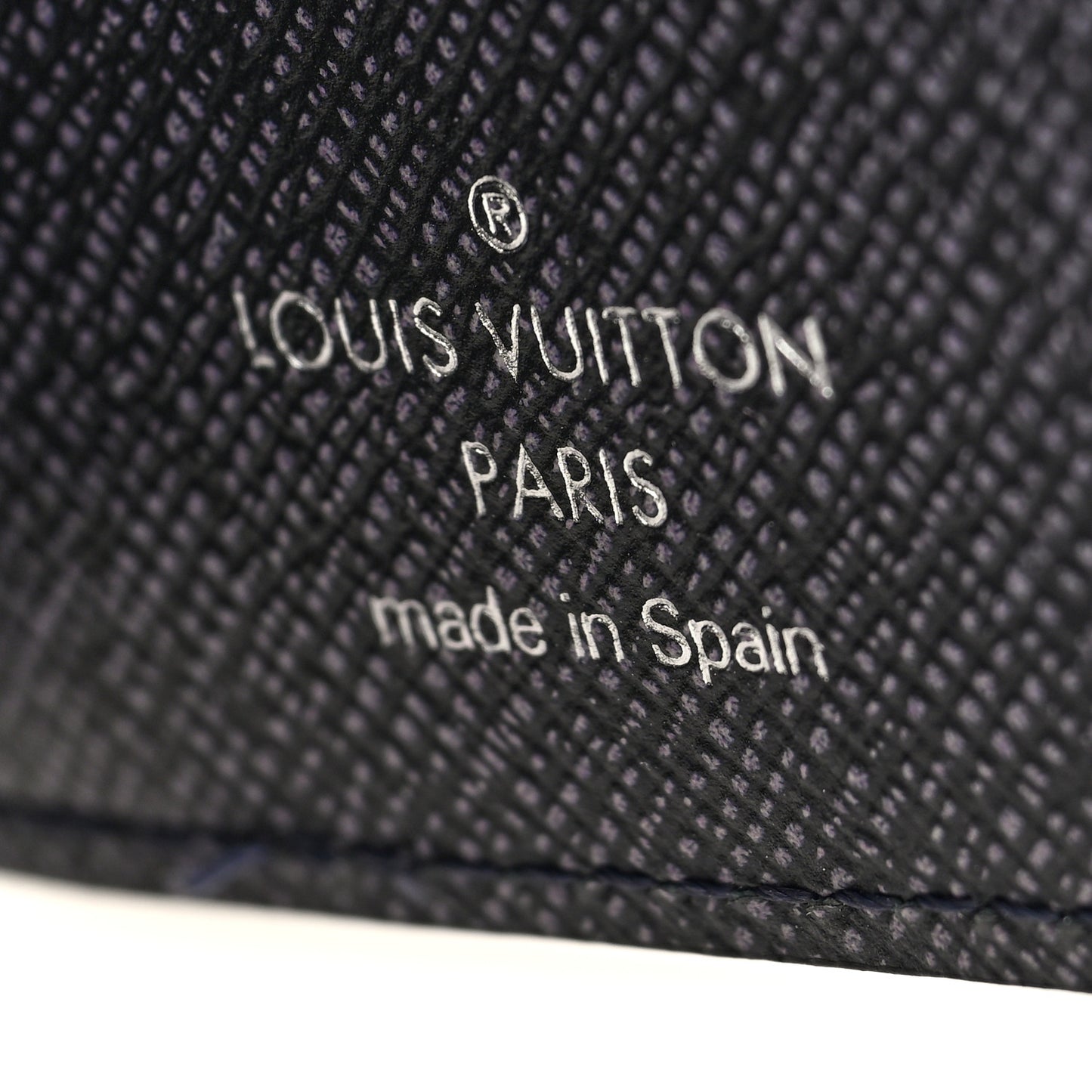 Monogram LV Record Pocket Organizer NM Blue