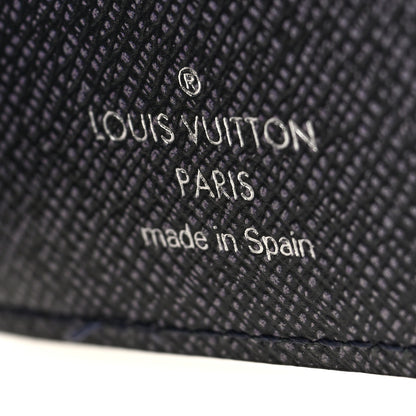 Louis Vuitton Monogram LV Record Pocket Organizer NM Blue 6 of 6