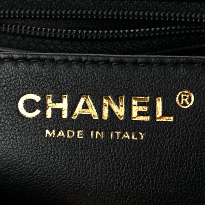 Chanel Lambskin Quilted Mini Top Handle Rectangular Flap Black 7 of 11