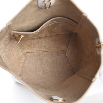 Celine Soft Grained Calfskin Small Sangle Bucket Bag White 5 of 11