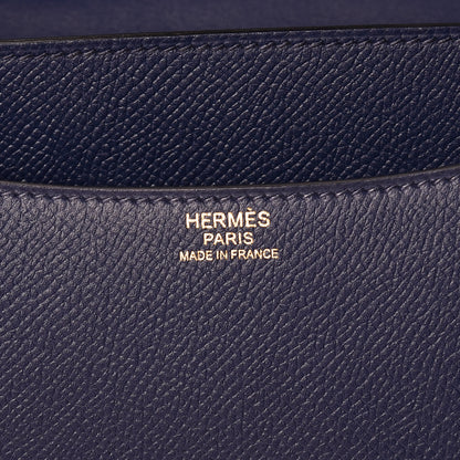 Hermes Epsom Constance 24 Bleu Saphir 6 of 23