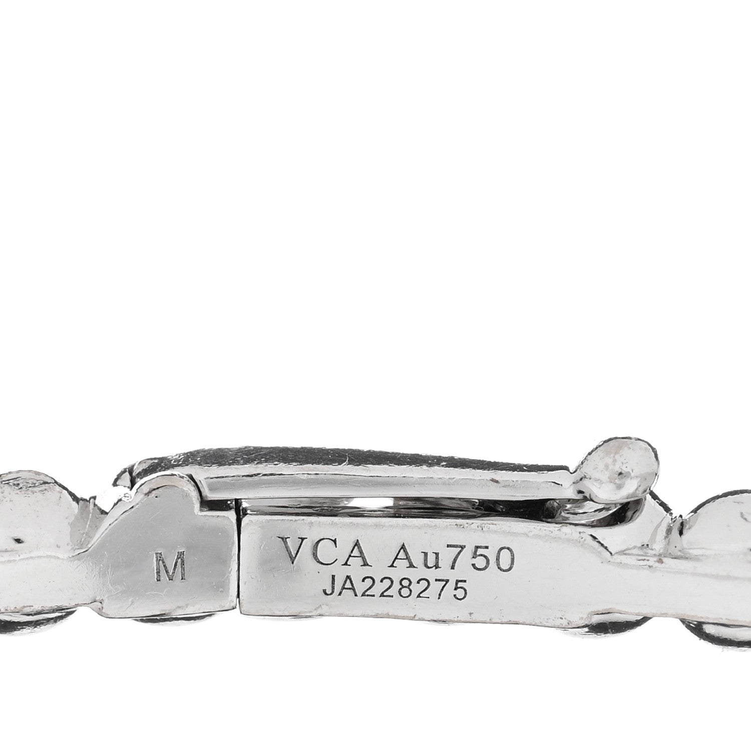 Van Cleef & Arpels 18K White Gold Perlee Pearls of Gold Bracelet M 3 of 3