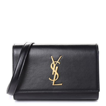 Saint Laurent Smooth Calfskin Monogram Kate Belt Bag Black 1 of 5