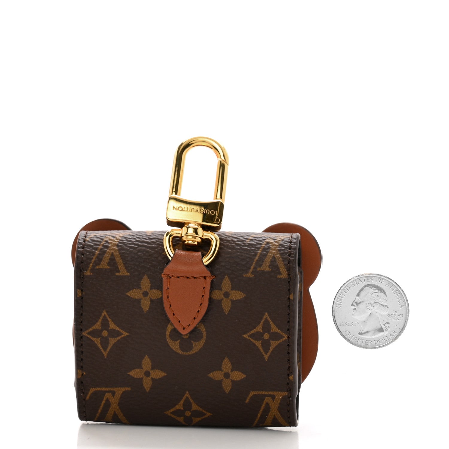 Louis Vuitton Monogram Teddy Bear Earphone Case 2 of 6