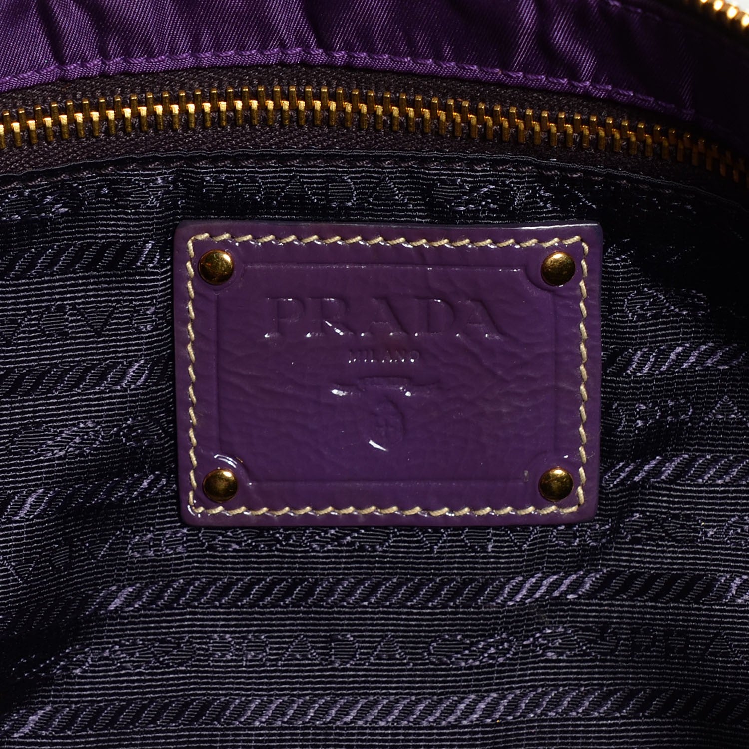 Prada Tessuto Nylon Pietre Jeweled Shoulder Bag Anemone 6 of 11