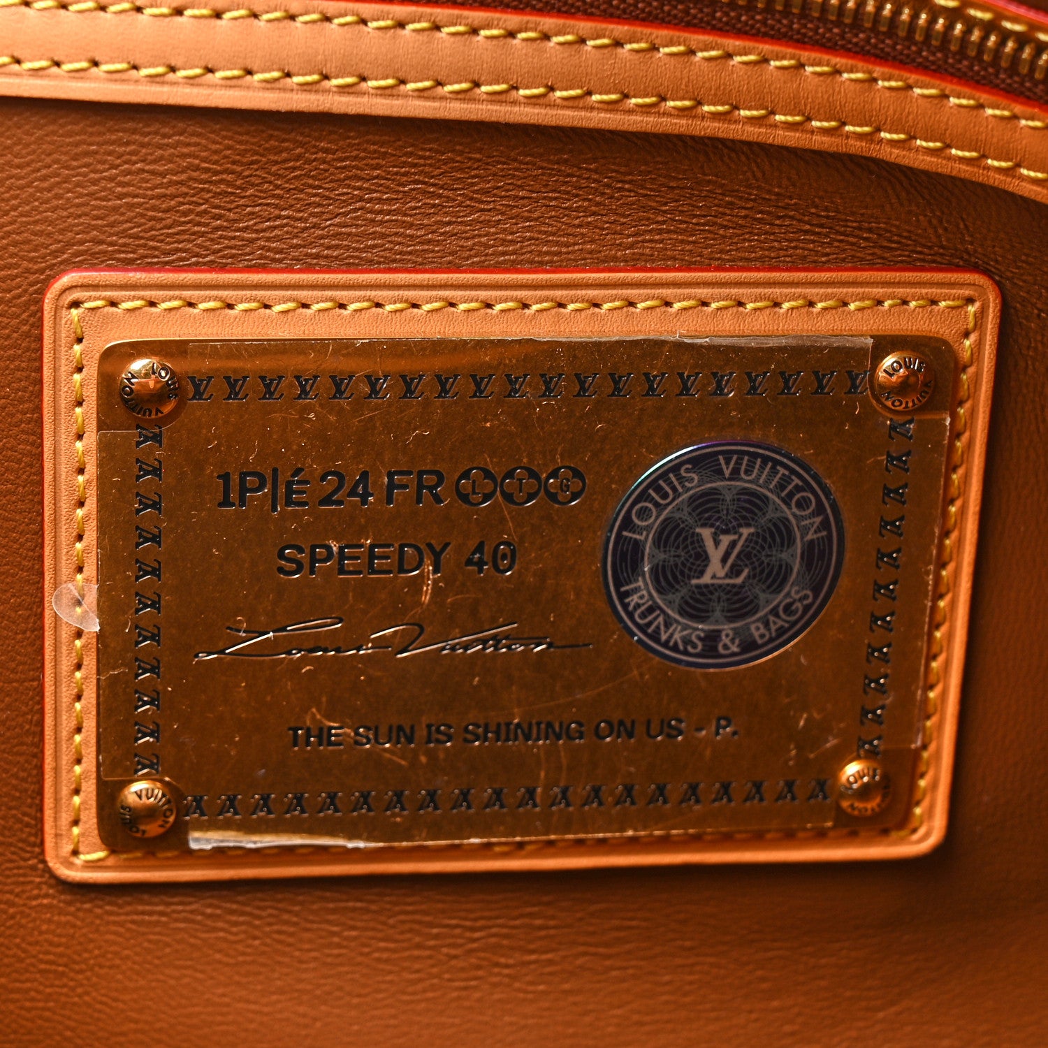 Louis Vuitton LOUIS VUITTON Calfskin Monogram Speedy P9 Bandouliere 40 Red 9 of 14