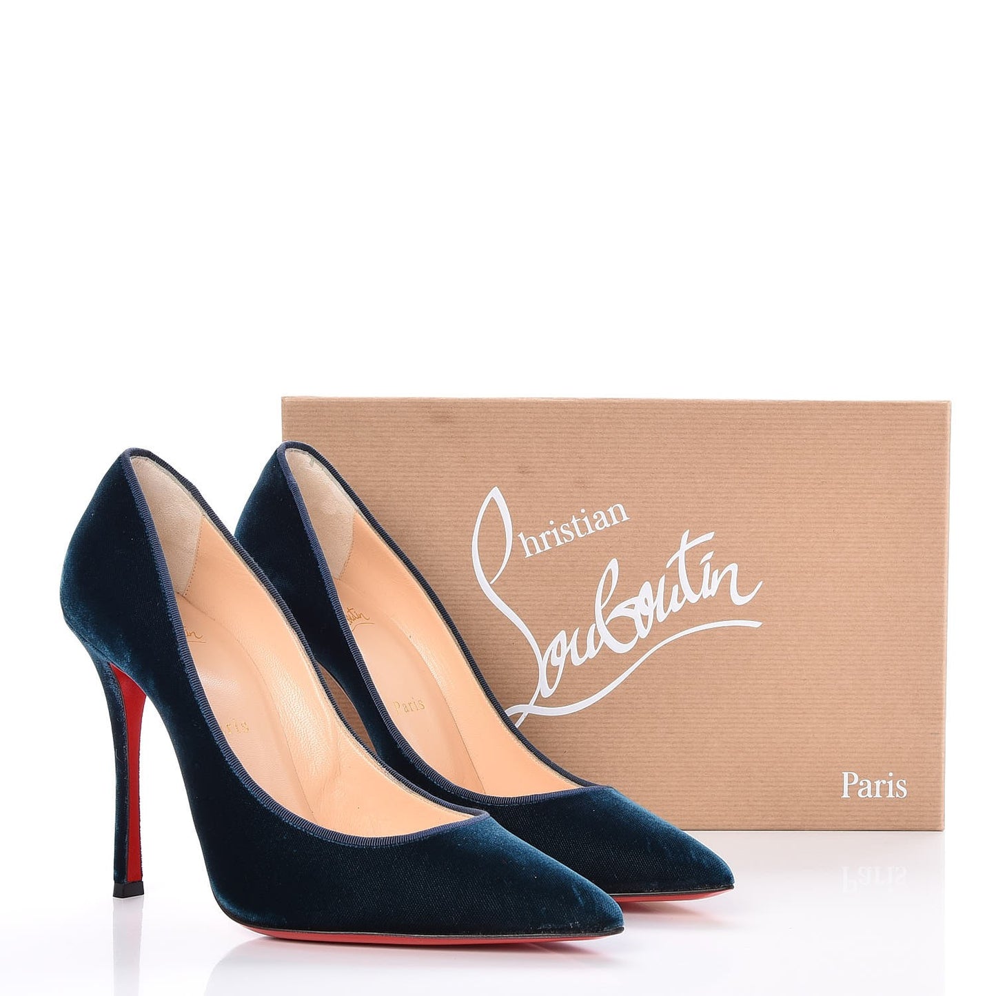 Velvet Decoltish 100 Pumps 39.5 Petrol