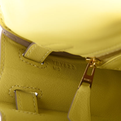 Hermes Swift Kelly Retourne 25 Lime 9 of 10