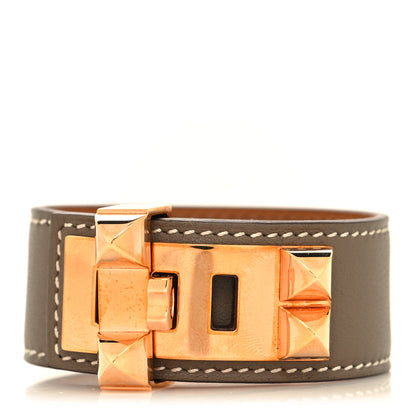 Hermes Swift Collier de Chien CDC 24 Bracelet Etoupe 1 of 5