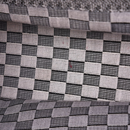 Christian Dior Canvas Embroidered Checkered Book Tote Black White 8 of 10