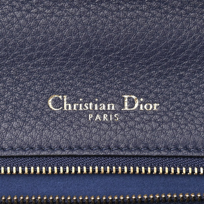Christian Dior Grained Calfskin Medium Diorama Flap Bag Indigo Blue 6 of 10