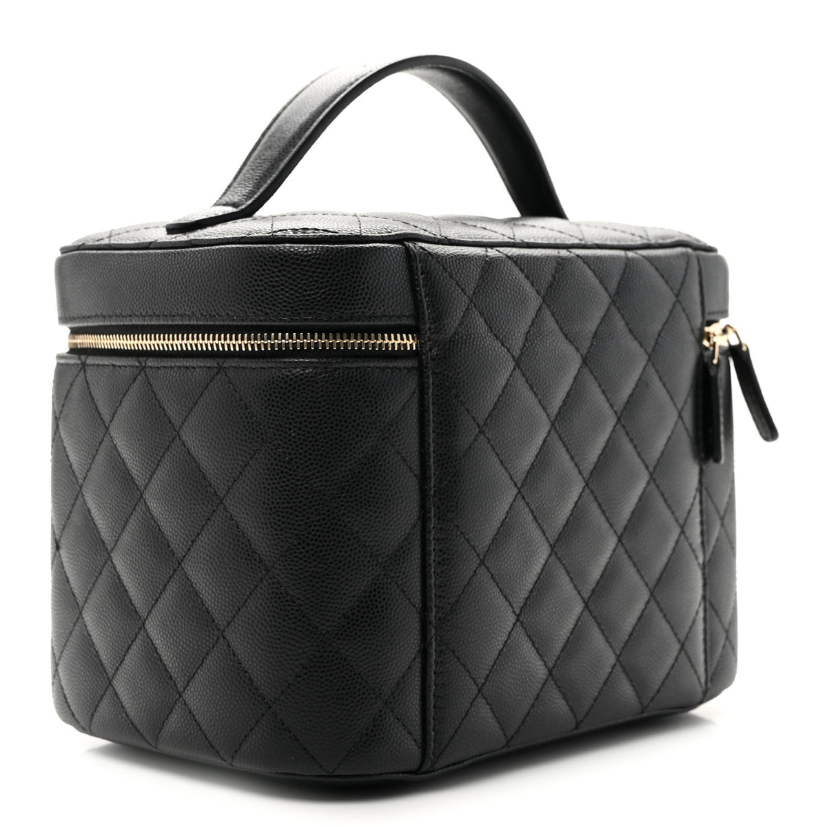 Chanel Caviar Quilted Large Vanity Pouch Black 3 of 7