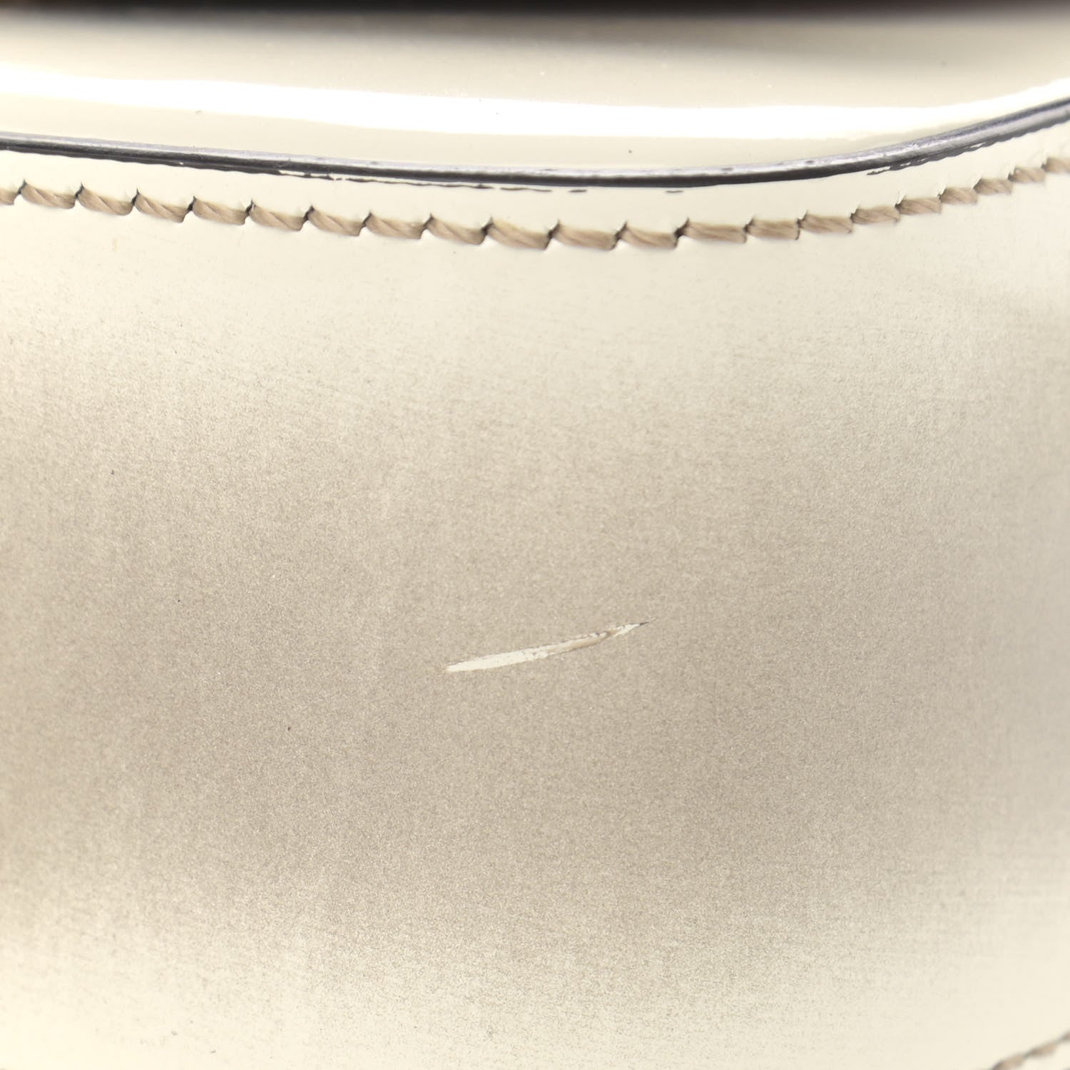 Chloe Shaded Glossy Calfskin Lizard Embossed Mini C Double Carry Grey 11 of 12