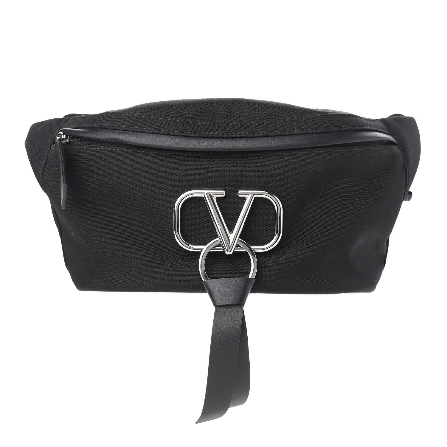 Valentino Garavani Nylon VRing Belt Bag Black 1 of 10