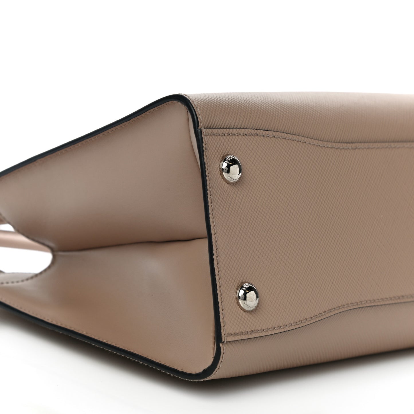 Saffiano Cuir Small Top Handle Tote Cammeo