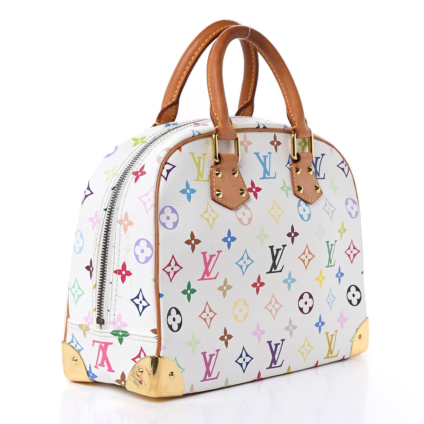 Monogram Multicolor Trouville White