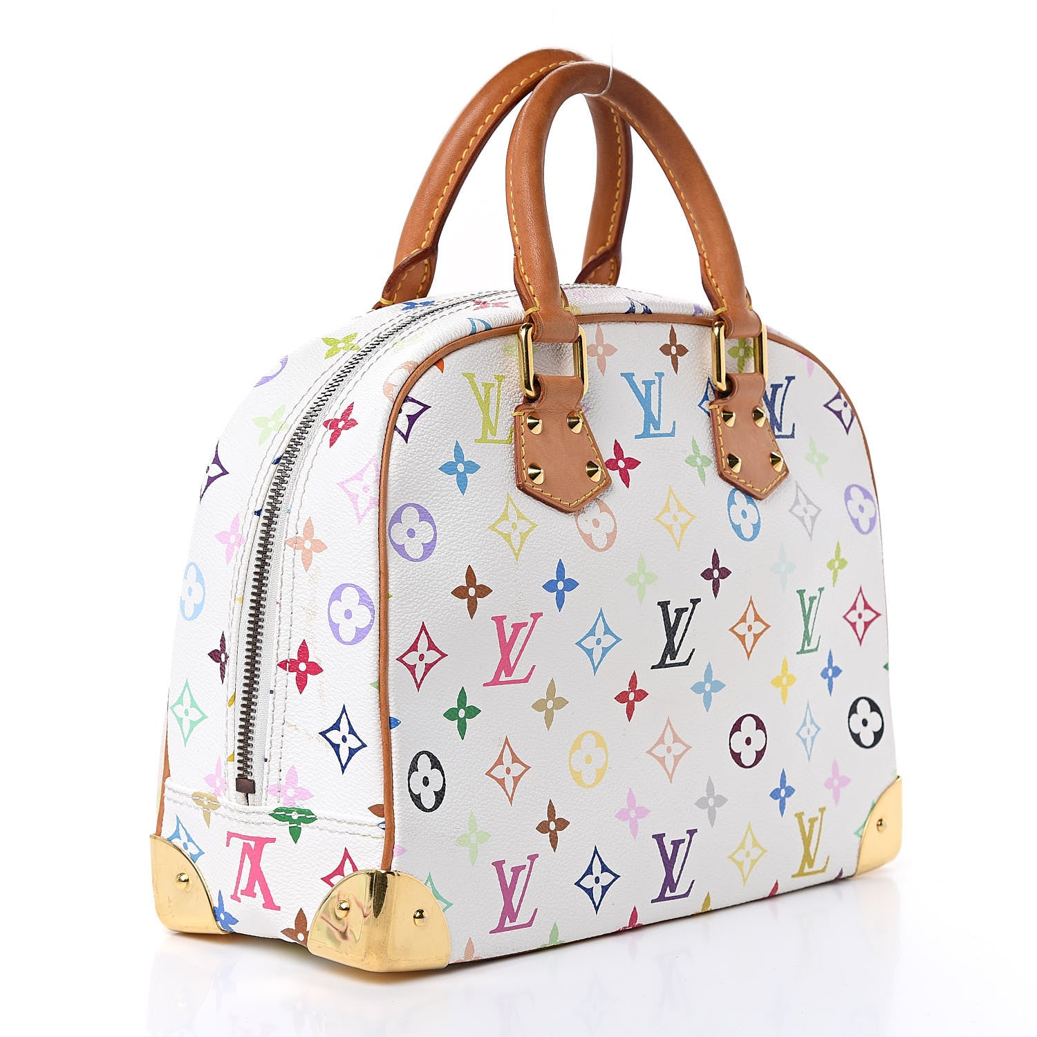 Louis Vuitton Monogram Multicolor Trouville White 3 of 13