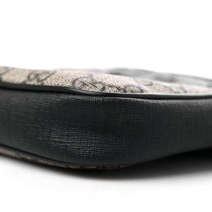 Gucci GG Supreme Monogram Web Belt Bag Black 12 of 16