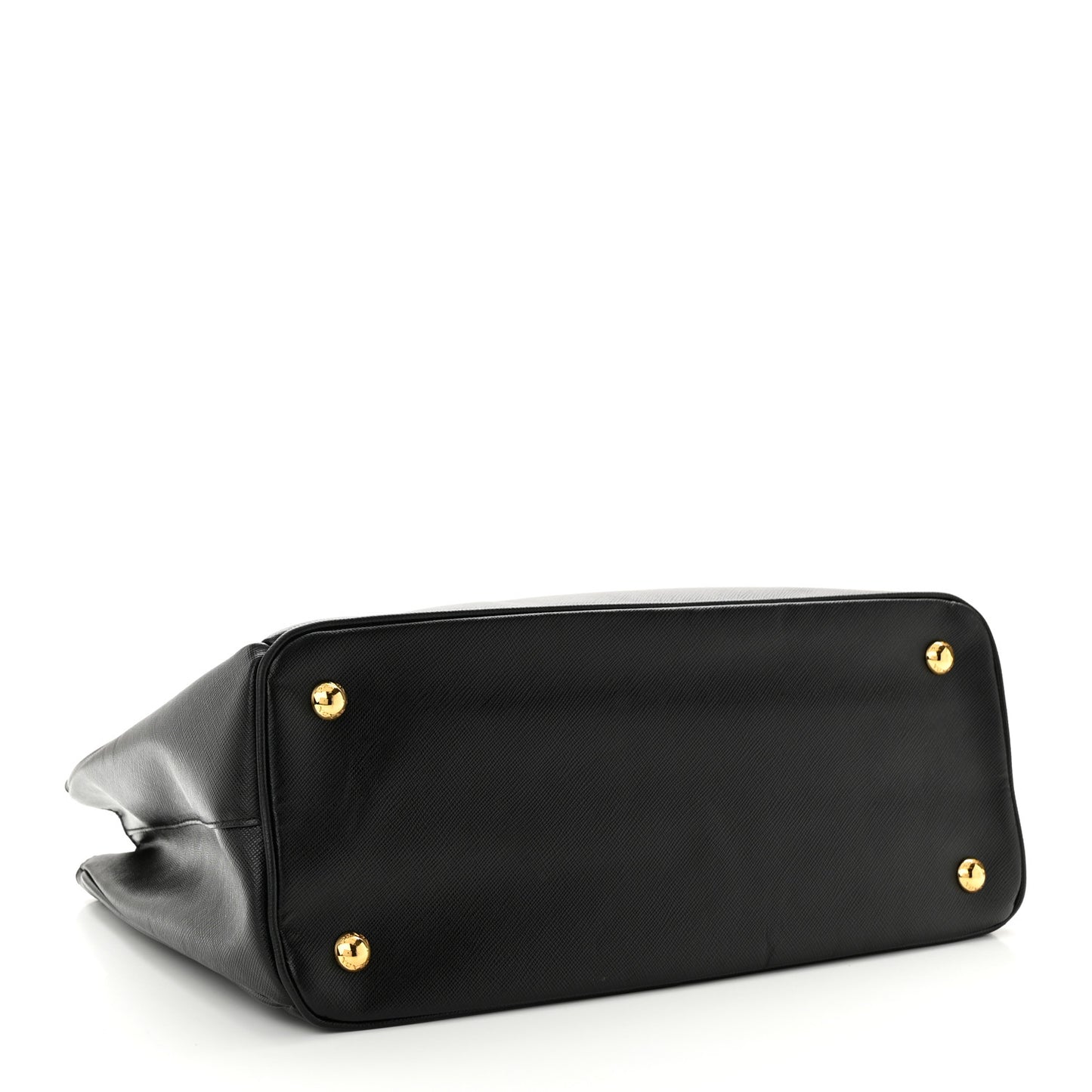 Saffiano Lux Medium Tote Black