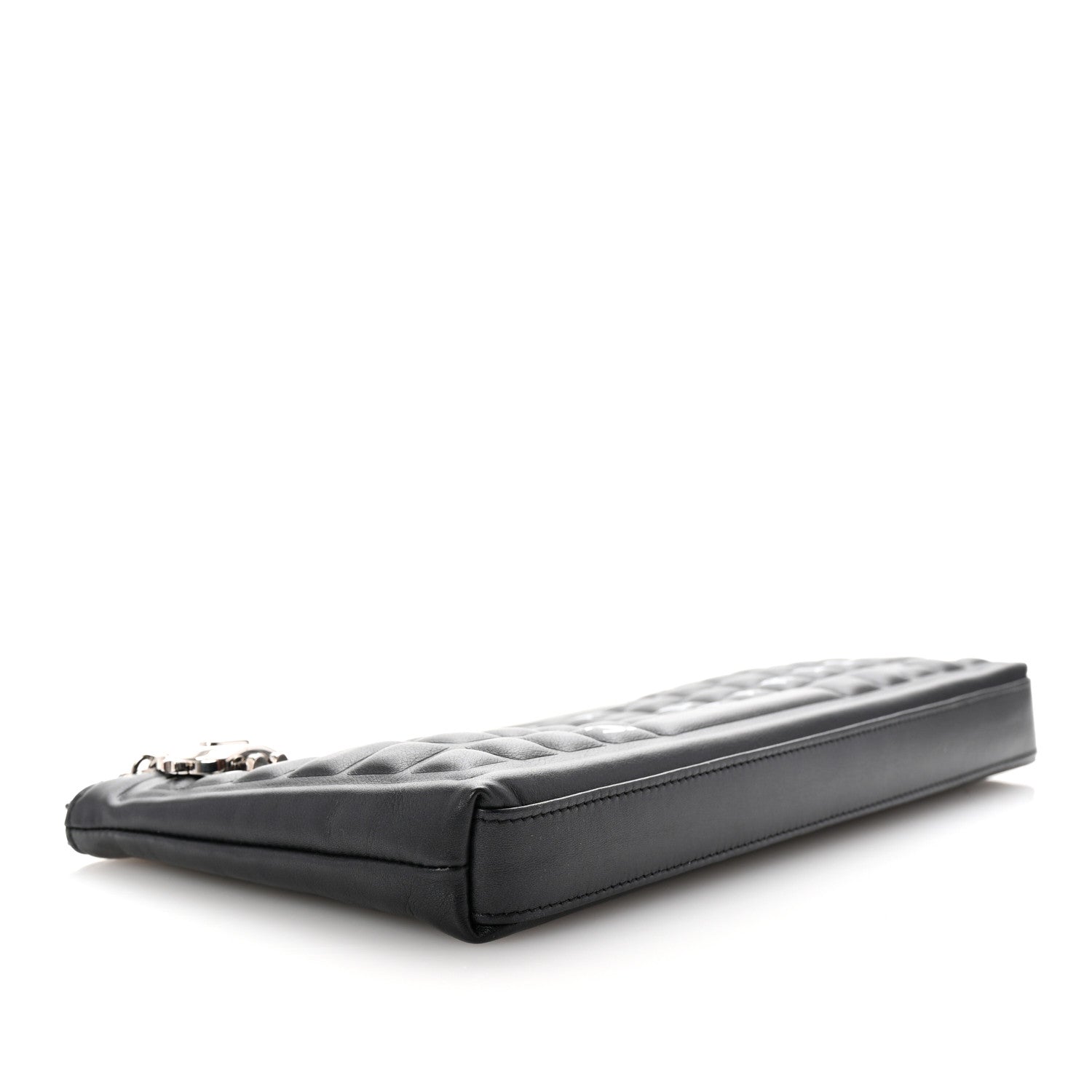 Chanel Metallic Calfskin Keyboard Pouch Black 4 of 6