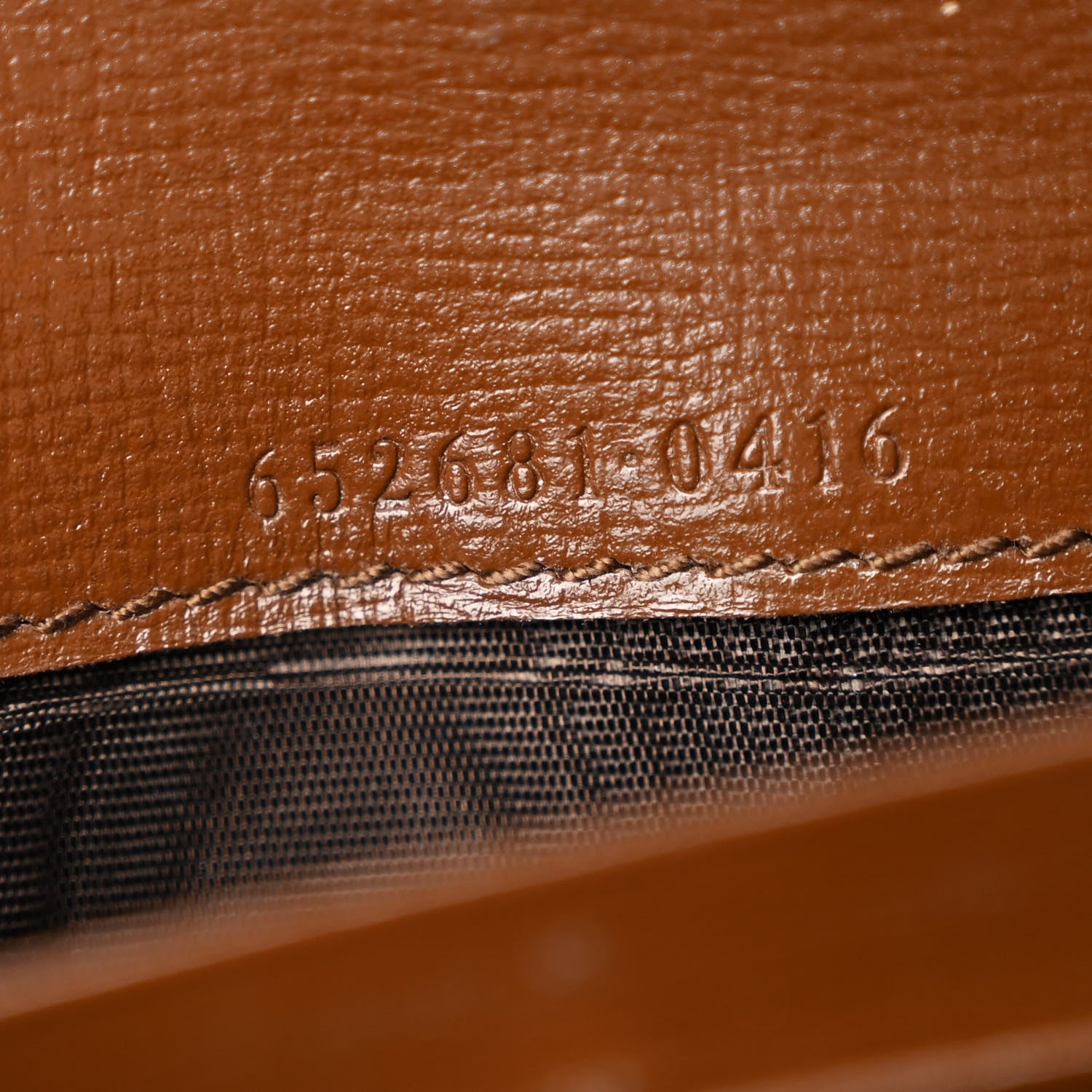 Gucci GG Supreme Monogram Azalea Calfskin Web Jackie 1961 Chain Wallet Beige Ebony Brown Sugar 8 of 12