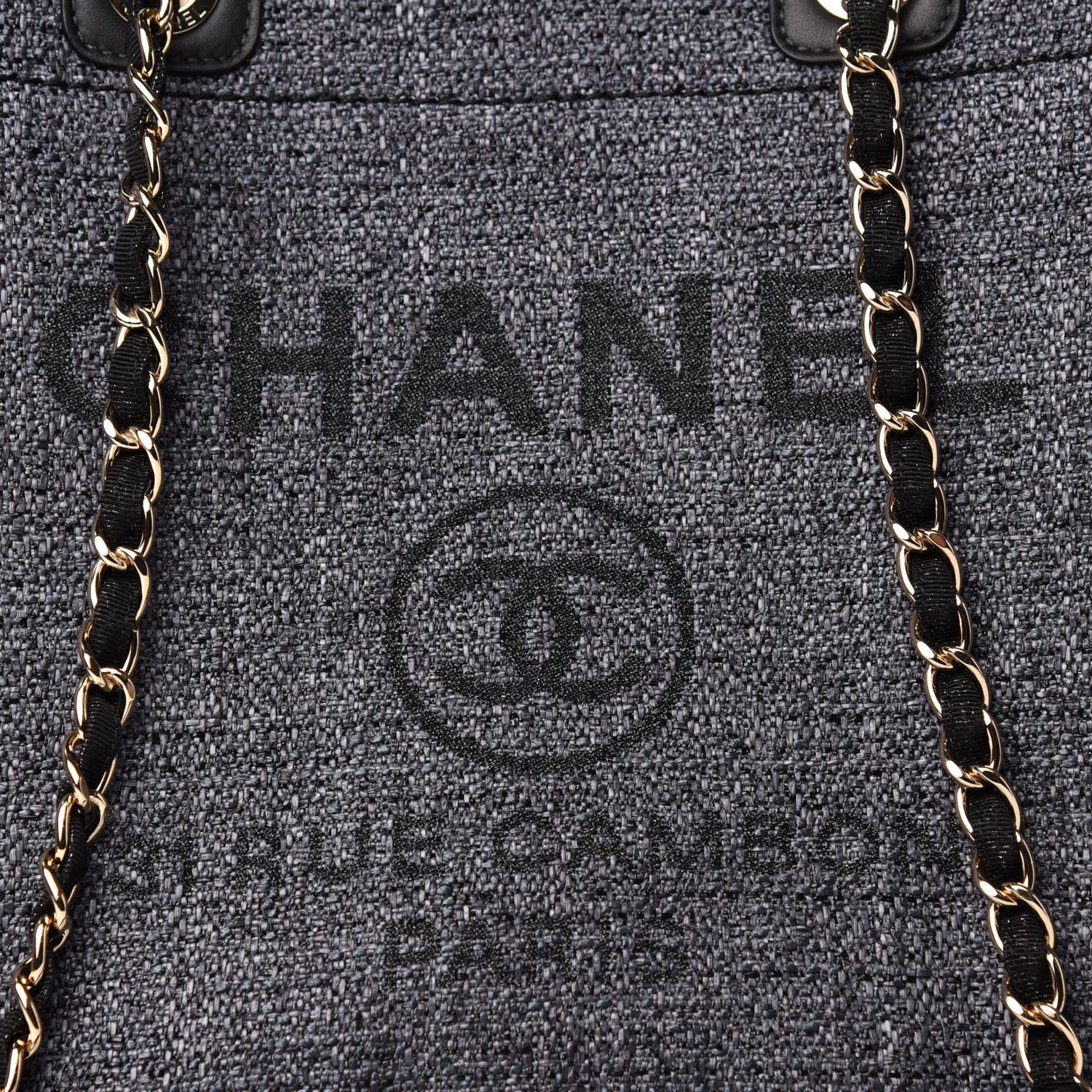 Chanel Lurex Boucle Medium Deauville Tote Black 10 of 11