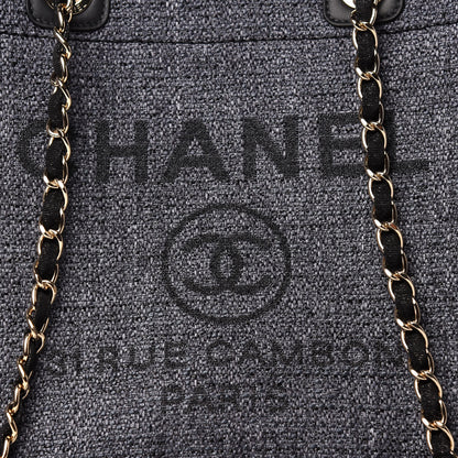 Chanel Lurex Boucle Medium Deauville Tote Black 10 of 11