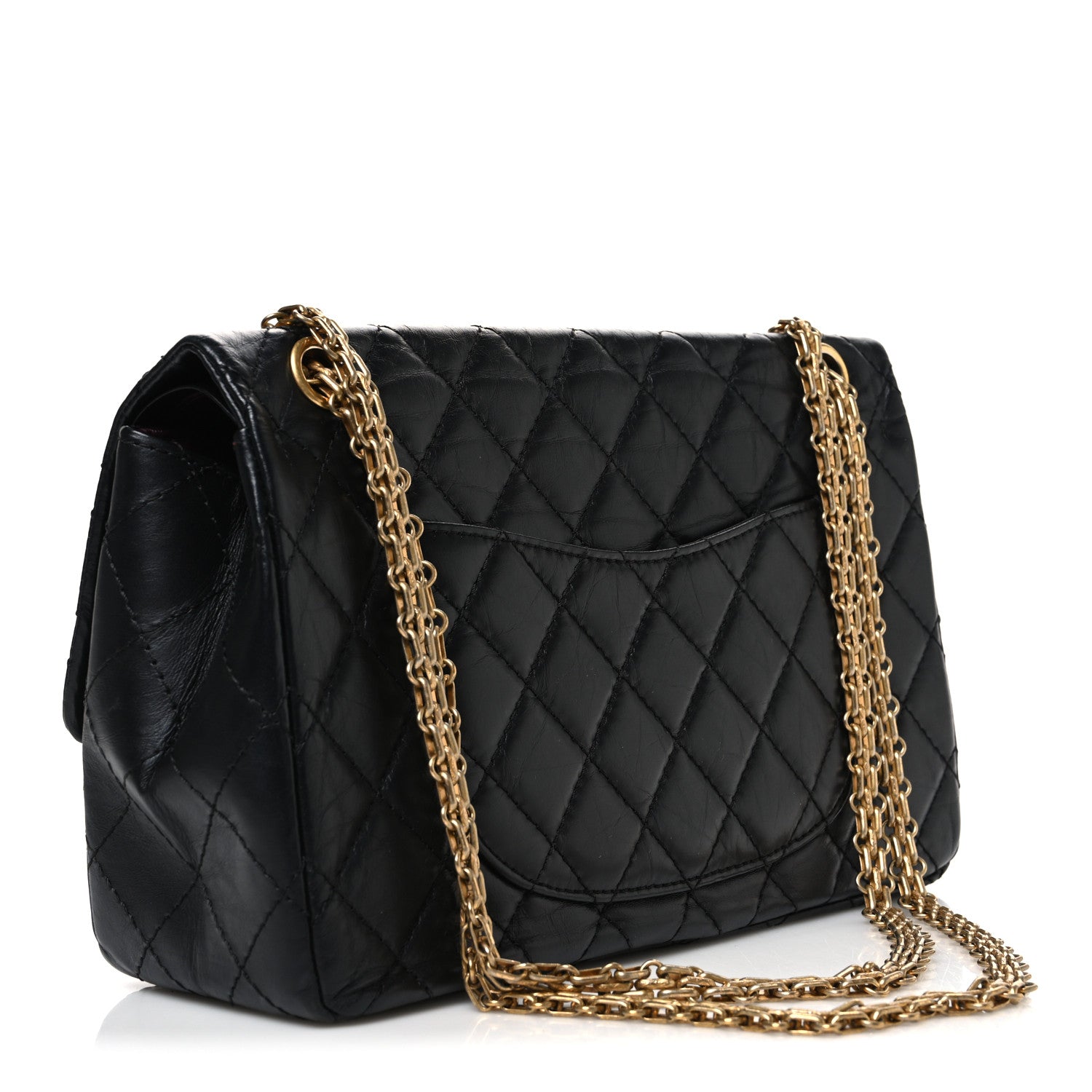 Chanel Aged Calfskin Quilted 2.55 Reissue 226 Flap Black 3 of 10