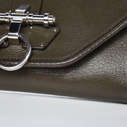 Givenchy Sugar Goatskin Obsedia Chain Shoulder Bag Khaki 8 of 8