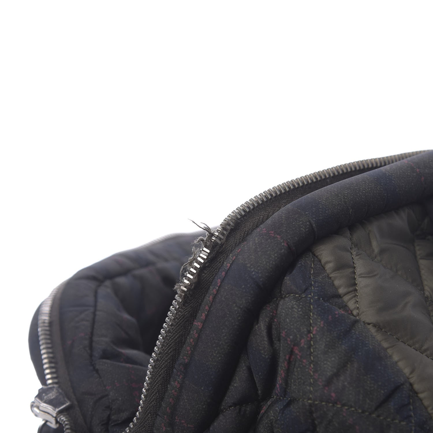 Chanel Nylon Quilted Coco Cocoon Bowler Khaki 12 of 15