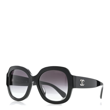 Chanel Acetate CC Sunglasses 5373-A Black 1 of 8