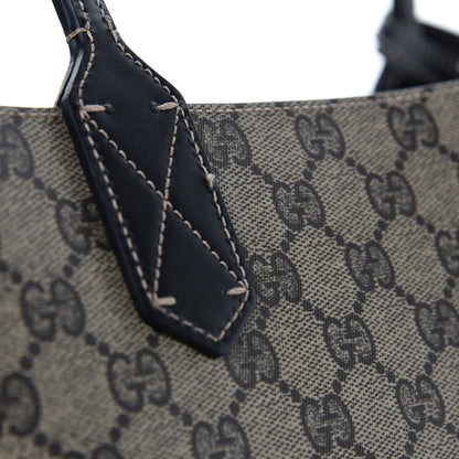 Gucci Calfskin GG Supreme Monogram Medium Reversible Tote Black 16 of 24