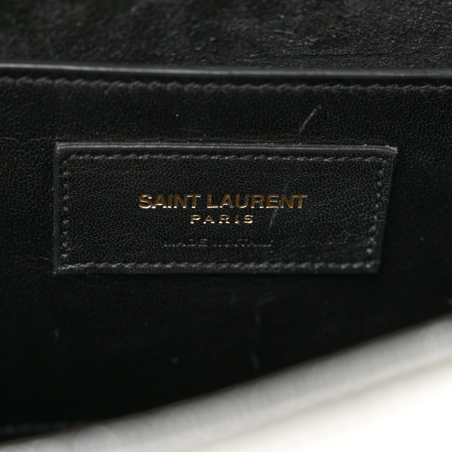 Textured Metallic Calfskin Classic Monogram Cassandre Clutch Silver