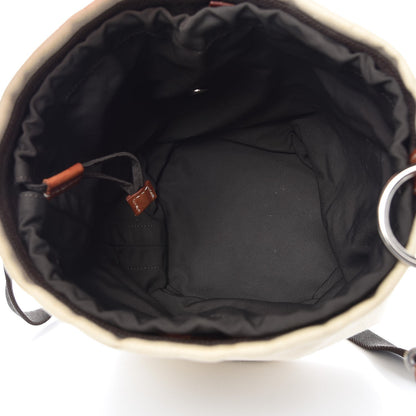 Hermes Natural Barenia Toile Sac De Pansage Grooming Bag 5 of 9