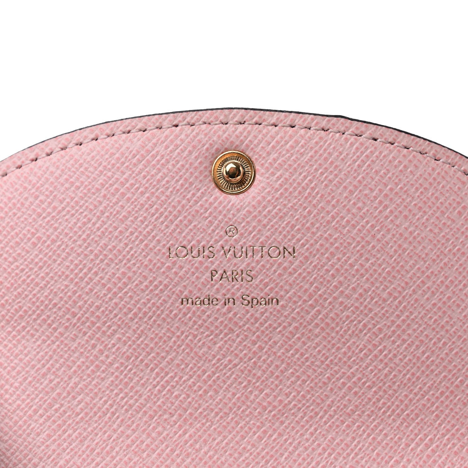 Louis Vuitton Damier Ebene Rosalie Coin Purse Rose Ballerine 6 of 7