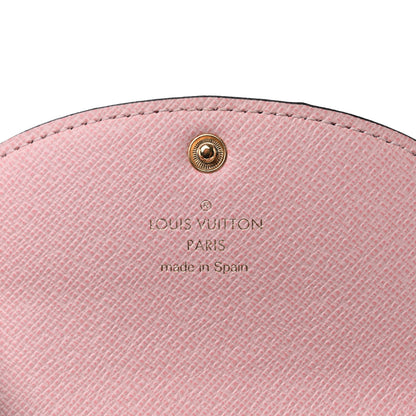 Louis Vuitton Damier Ebene Rosalie Coin Purse Rose Ballerine 6 of 7