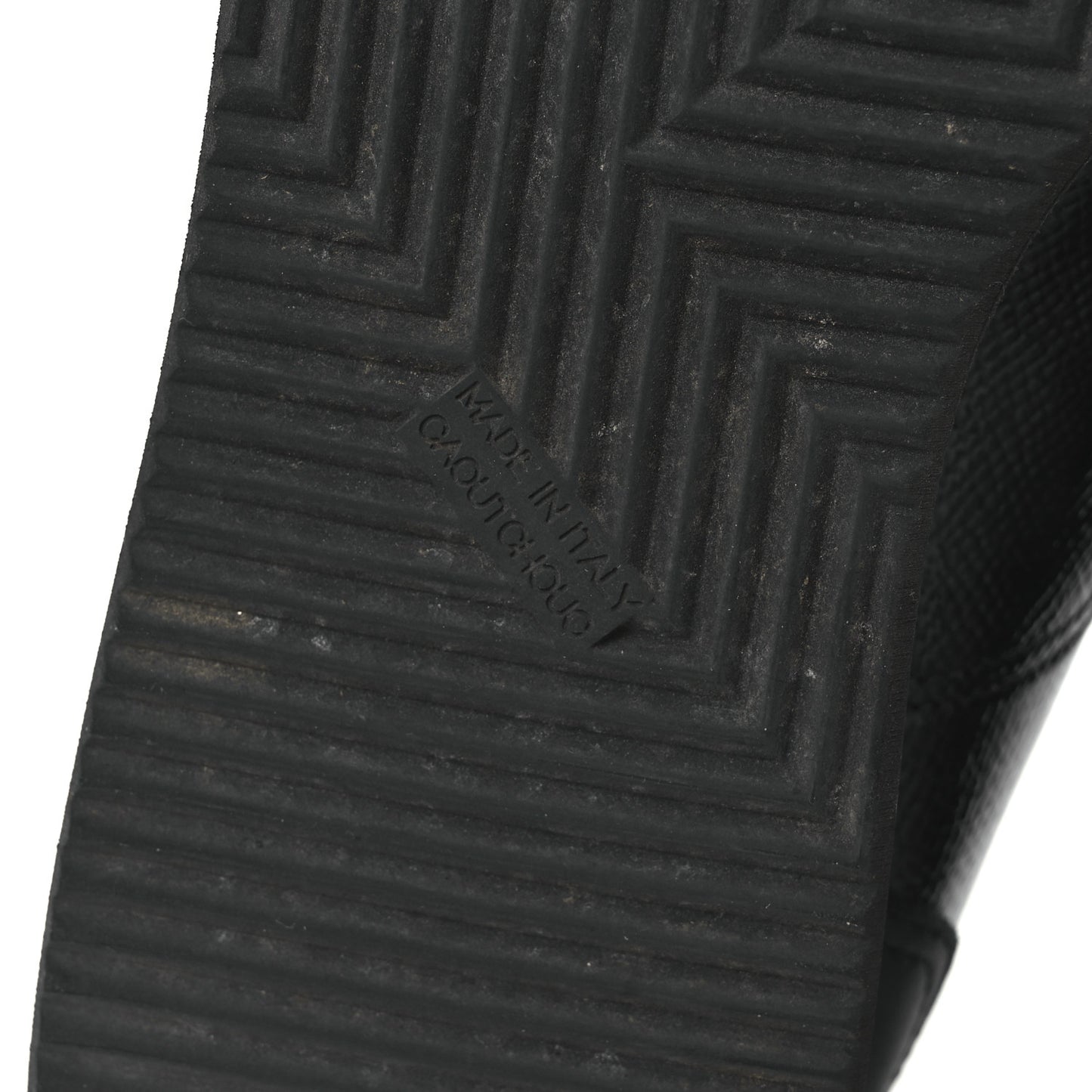 Patent Epsom Calfskin Trail Sneakers 37 Black