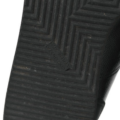 Hermes Patent Epsom Calfskin Trail Sneakers 37 Black 8 of 14