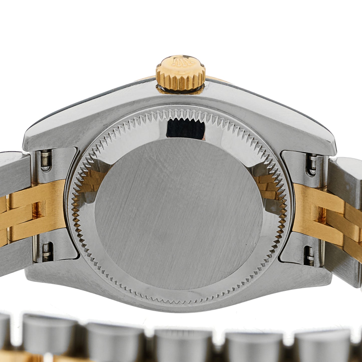 Stainless Steel 18K Yellow Gold Diamond Mother of Pearl 26mm Oyster Perpetual Datejust Watch 179173