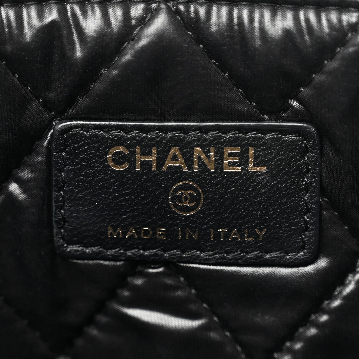 Chanel Lambskin Bi Quilted Medium Cosmetic Case Black 6 of 10