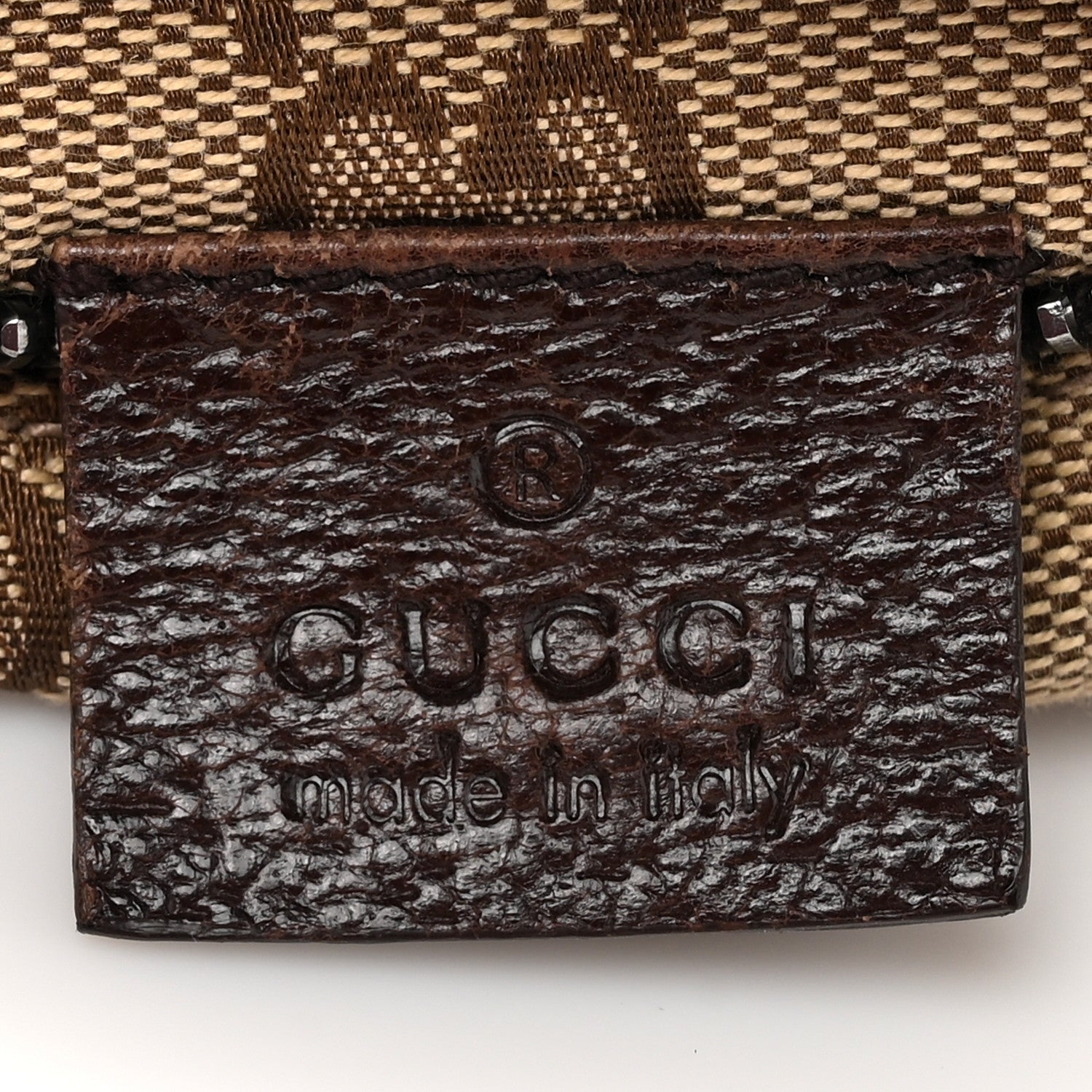 Gucci Monogram Web Belt Bag Dark Brown 6 of 13